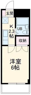 第一中里マンション【3階】の間取り