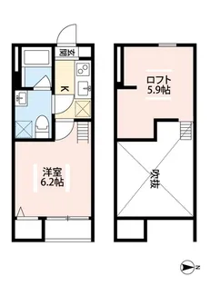 ソラーレ【2階】の間取り