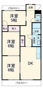 コーポ美華Ⅱ【103号室】の間取り