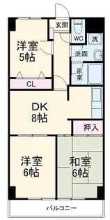 橋本大河原ビル【306号室】の間取り