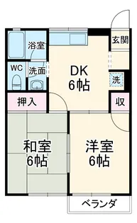 ロイヤルハイツⅠ【203号室】の間取り