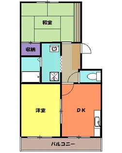 CHAMBRE DE CHIC【3A号室】の間取り