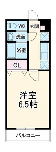 パインテール千成【101号室】の間取り