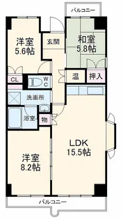 ピボットマンション小鴨【201号室】の間取り