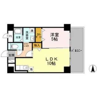 KIRAKUマンション【3階】の間取り