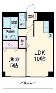 KIRAKUマンション【405号室】の間取り