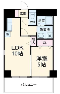 KIRAKUマンション【4階】の間取り