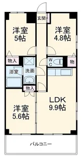 リヴィエール久里浜【8階】の間取り