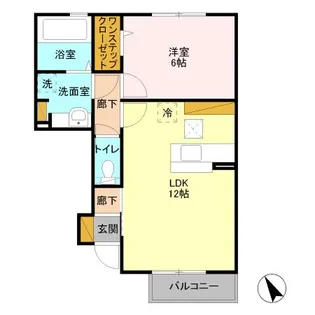 ヴィラ・アムールⅠ【1階】の間取り