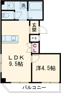 クリエール北綾瀬【2階】の間取り