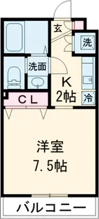 セゾンアムール【2階】の間取り