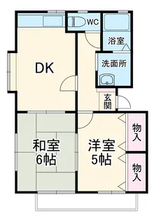 サンヒルズ勝田台【1階】の間取り