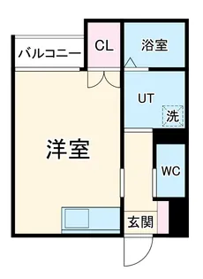 メゾンソレイユ名駅西【2階】の間取り