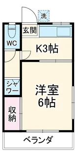 大武荘3号【2階】の間取り