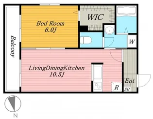 サン・ボナールK【1階】の間取り