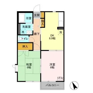 ボナール【2階】の間取り