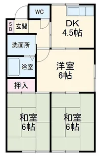 コーポ佐藤【203号室】の間取り