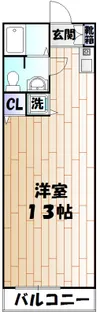 ヴェルデ橋本【2階】の間取り