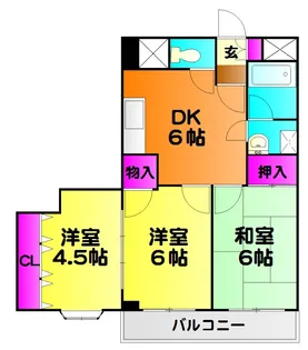 綾瀬レジデンス【8階】の間取り