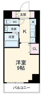 ロータス本陣通【7階】の間取り