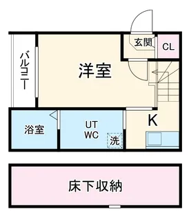 ル・ケレス黄金【1階】の間取り