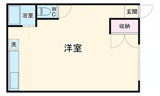 服部アパート【101号室】の間取り