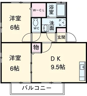 ピア ネクスト【A203号室】の間取り