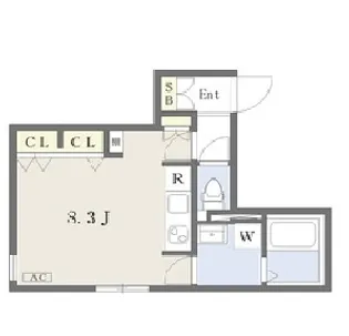 WELL COURT NAKAMURAKOUEN【2階】の間取り