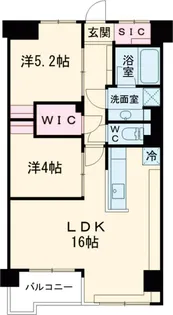 アリススプリングス綾瀬【7階】の間取り
