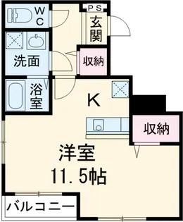 ツリーデン勝田台2【3階】の間取り