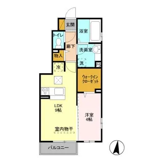 リベルタ【1階】の間取り