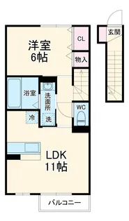 リベルタ【2階】の間取り