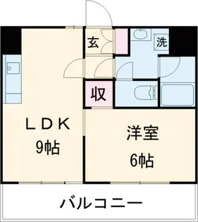 クレードル亀有【702号室】の間取り