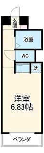 Will Olympia金沢八景【402号室】の間取り