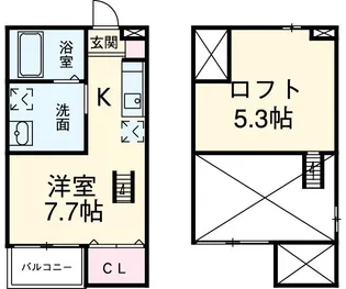 Amolir【1階】の間取り