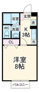 エスポワール長筬【2階】の間取り
