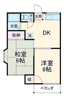 ファミーユK【2階】の間取り