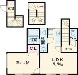 レイワレジデンス小岩【3階】の間取り