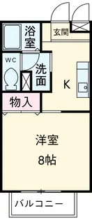 ピースハウス【103号室】の間取り