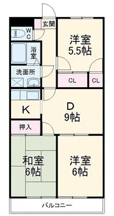 メゾン・ド・グラシューズ【2階】の間取り