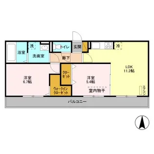 Droom SAKURA.K【3階】の間取り