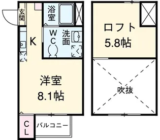 KAHALE小本(カハレコモト)【1階】の間取り