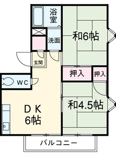 エトワール港楽【202号室】の間取り