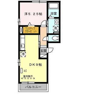 エレガンス靖国【2階】の間取り