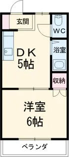 スカイハイツ森田【1階】の間取り