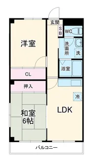 エミナス能見台【2階】の間取り