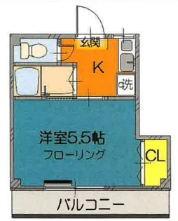 チェリーハイツ【2階】の間取り