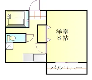 サンポート港楽【2A号室】の間取り