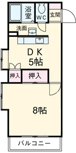 アムールI【4階】の間取り
