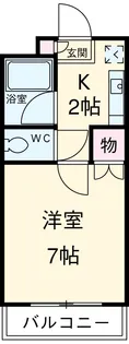 イーストヒル【201号室】の間取り